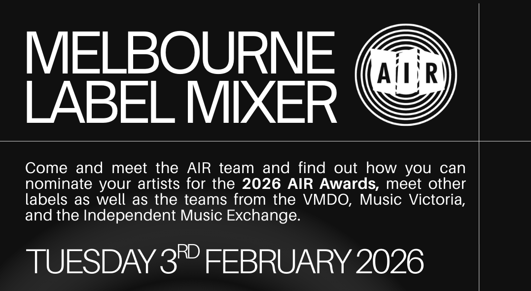 AIR LABEL MIXER | MELBOURNE - Tuesday 3rd February, 2026