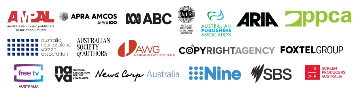 AUSTRALIAN CREATOR GROUPS SEND CLEAR MESSAGE TO GOVERNMENT: HOLD THE LINE